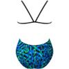 The Finals Women's Swanback Athletic One Piece Swimsuit, Blue/Green/Omega, 26 view 2