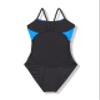 The Finals Girl's Waveback Athletic One Piece Swimsuit, Blue, 22 view 3