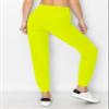 ALWAYS Super Soft, Stretchy Drawstring Women's Joggers with Pockets - Tapered Cuff Casual Joggers for Women, Ideal for Daily Wear Neon Lime US 2XL view 3
