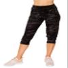 ALWAYS Women's Camo Capri Jogger - Skinny Fit Lightweight Premium Soft Stretch Pork Chop Pocket Sweatpants 153 M view 2