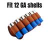 ACEXIER 6 Round Leather Tactical Hunting Ammo Bullet Holster Shotgun Shell Holder Cartridge Belt Canvas Genuine Magazine Pouch view 4