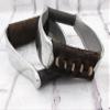 M-Royal Saddles Horse Aluminum Brown Western Bell Horse Leather Stirrups view 3