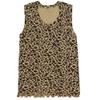 I&S Girl's 4 Pack Sleeveless Tank Tops Soft Cotton Undershirts (12, Cheetah) view 3