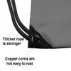 HOLYLUCK Drawstring Backpack Bag Sport Gym Sackpack (dark grey) view 4