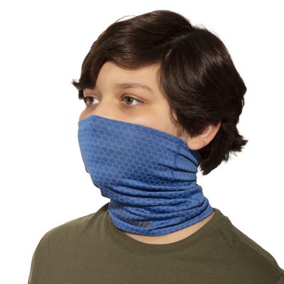 Copper Fit Baby Boys' Big Guardwell Face Cover and Neck Gaiter, Blue, Youth