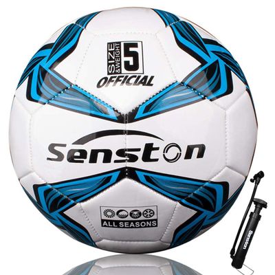 Senston Soccer Ball Size 4 for Adults with Pump-Perfect for Team Training, School Sports