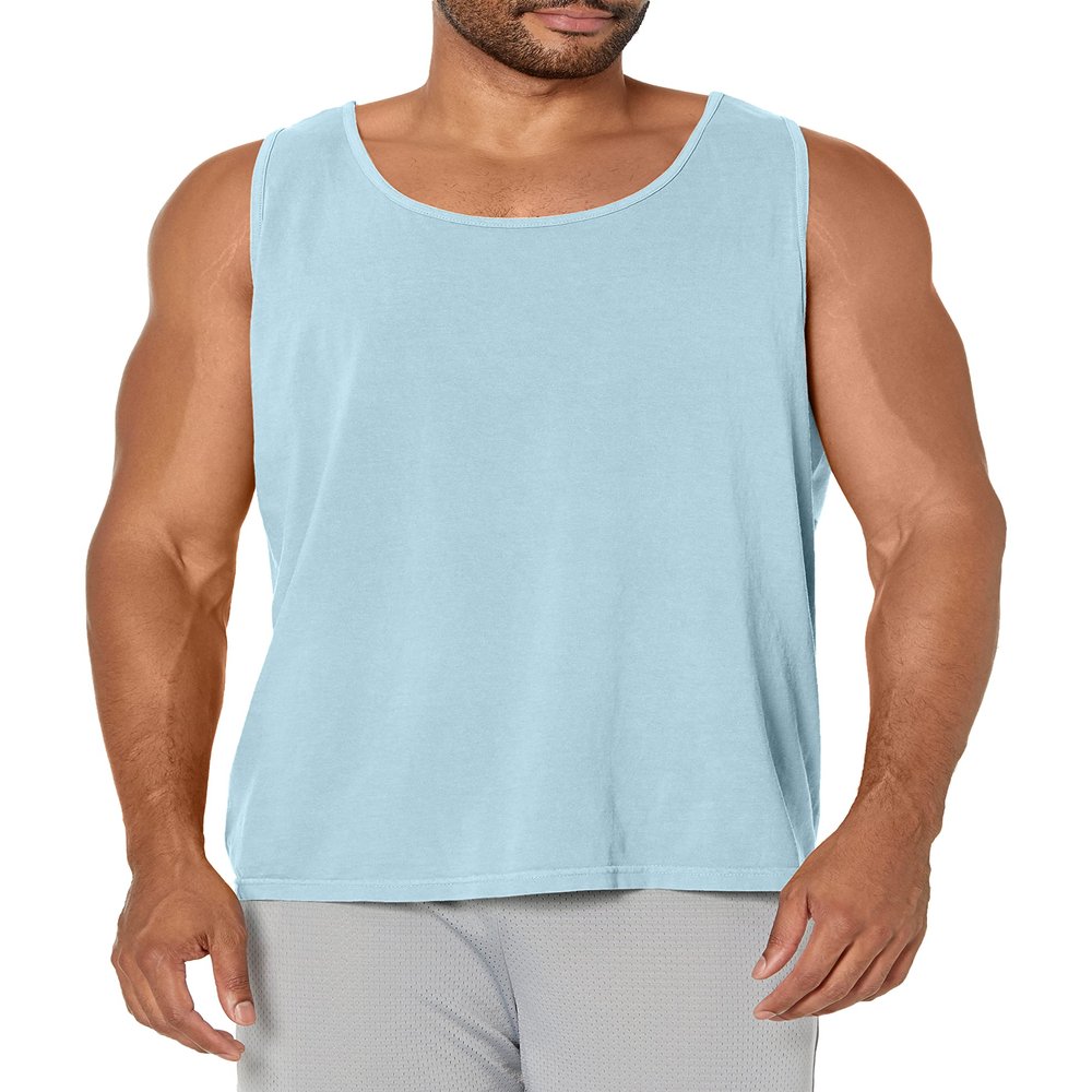 Comfort Colors Men's Adult Tank Top, Style 9360 (Small, Chalky Blue)