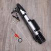 ULTECHNOVO Bicycle Pump,Bike Floor Pump Professional Bike Tire Pump Kit,Mini Portable Hand Pump for Road&Mountain Bike,BMX,Basketball,Air Toy (Silver White) view 4