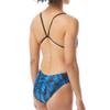 The Finals Women's Swanback Athletic One Piece Swimsuit, Blue/Edge, 32 view 2