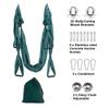 Aerial Yoga Swing Set Trapeze Hammock Kit Ultra Strong Anti-gravity Flying Sling Inversion Swing Tool Set for Air Yoga Inversion Exercises (Green) view 3