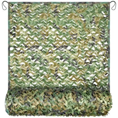 Yeacool Camo Netting Camouflage Netting Military Surplus Mesh Hunting Blind Net for Military Theme Party Decorations Backdrop Sunshade Car Cover Camping Shooting (Woodland Camo, 13ftx20ft, 4m*6m)