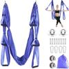 Aerial Yoga Swing Set Trapeze Hammock Kit Ultra Strong Antigravity Flying Sling Inversion Swing Tools for Air Yoga Inversion Fitness (Mixed Purple) view 1