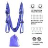 Aerial Yoga Swing Set Trapeze Hammock Kit Ultra Strong Antigravity Flying Sling Inversion Swing Tools for Air Yoga Inversion Fitness (Mixed Purple) view 4