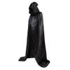 Grebrafan Unisex Hooded Cloak Satin Full Length Cosplay Devil Cape (Large, Black) view 1