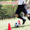 Health Gear Training Traffic Cones 3in, 10Pcs Football Training Cones, Soccer Training Holder Marker for Outdoor Activity Football Soccer Training (Red) view 3