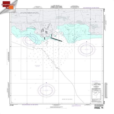Paradise Cay Publications NGA Chart 57169: LimbeShipyard, Approx. Size 21" x 28" (Small Format Waterproof)