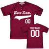 Custom Baseball Jersey 2 Button Solid Color with Logo| Cardinal | Youth Small view 1
