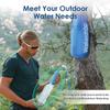 Waterdrop Gravity Water Bag for Camping, Travel, Backpacking, Hiking and Emergency, Compatible with Water Filter Straw, Flex Foldable, 1.5 Gal Bag view 2