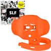 SLEEFS Football Mouth Guard - Adult/Youth Mouthguard with Strap - Lip/Teeth Protector Mouthpiece - No Boil - for Youth/Adults, Maximum Air Flow, for All Sports - Orange view 1