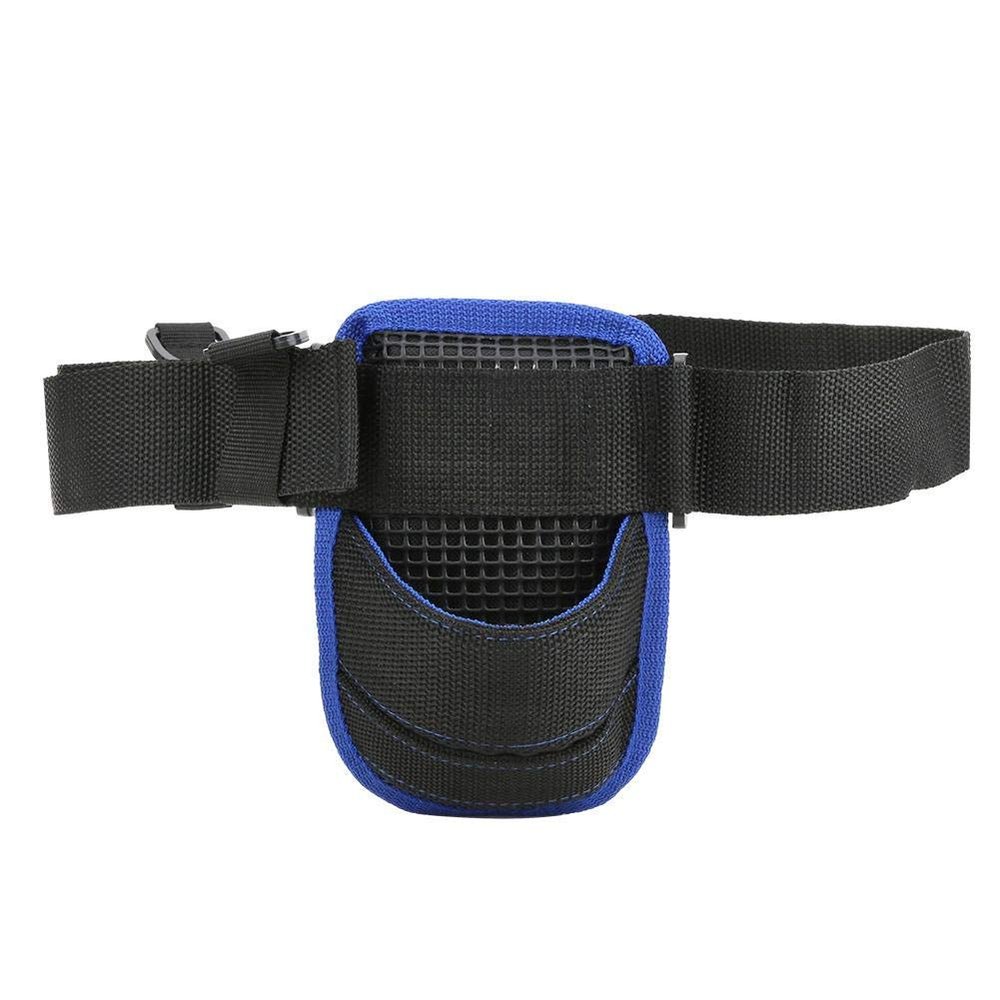 Tbest Fight Belt Fishing Rod Holder,Fishing Waist Strap,Lightweight Waist Fishing Rod Holder Ox Fabric Belt Strap Support Waist Rod Holder Belt Angling Tools Accessories(Black)