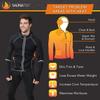 SaunaTek Men's Sauna Hooded Jacket Sweat Suit for Exercise and Heat Training, Neoprene, XX-Large view 2