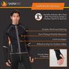 SaunaTek Men's Sauna Hooded Jacket Sweat Suit for Exercise and Heat Training, Neoprene, XX-Large view 3