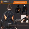 SaunaTek Men's Sauna Hooded Jacket Sweat Suit for Exercise and Heat Training, Neoprene, XX-Large view 4