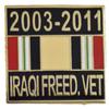 03-11 Iraq LAPEL PIN OR HAT PIN - Size 1" - VETERAN OWNED BUSINESS view 1