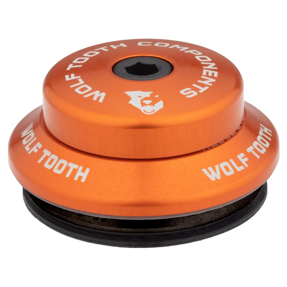Wolf Tooth Performance IS41/28.6 Upper Headset 7mm Stack Orange