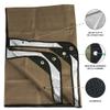 Arcturus Insulated Tarp, Reusable Heavy Duty Thermal Survival Blanket  60x82in, Reflects 90% Body Heat, Waterproof, Windproof, 3-Layer Design, Reinforced Grommets, Coyote Brown view 2