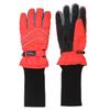 SnowStoppers Kid's Waterproof Long Cuff Winter Gloves (Red, Extra large) view 2