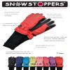 SnowStoppers Kid's Waterproof Long Cuff Winter Gloves (Red, Extra large) view 4