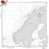 Paradise Cay Publications NGA Chart 43015: Norway Lindesnes to Nordkapp, Approx. Size 21" x 27" (Small Format Waterproof) view 1