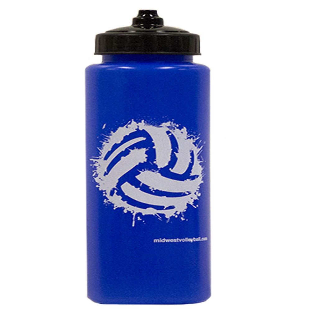 32 Oz. MWV Sport Water Bottle with Mighty Shot Valve, Royal, 32 oz