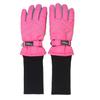 SnowStoppers Kid's Waterproof Long Cuff Winter Gloves (Fuchsia, Extra Small) view 3