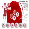 Clip Wipes Republican Golf Balls | Republican Golf Gifts & Accessories Package #4 (GOP-White) view 2