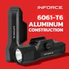 Inforce WILD2 Pistol Mounted Light 1,000 Lumens White Light, Black Body view 3