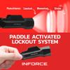 Inforce WILD2 Pistol Mounted Light 1,000 Lumens White Light, Black Body view 4