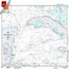 Paradise Cay Publications NGA Chart 28004: Caribbean Sea - Northwest Part, Approx. Size 21" x 28" (Small Format Waterproof) view 1