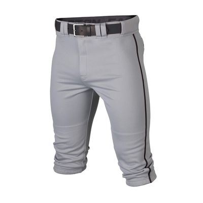 Easton | RIVAL+ Knicker Piped Baseball Pant | Grey/Black | Adult | XLarge