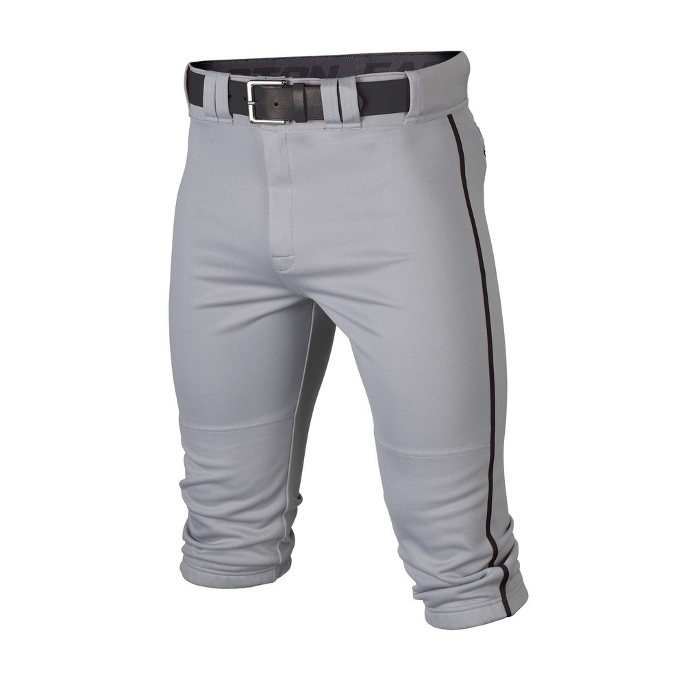 Easton | RIVAL+ Knicker Piped Baseball Pant | Grey/Black | Adult | XLarge