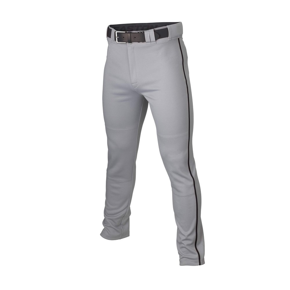 Easton | RIVAL+ Piped Baseball Pant | Grey/Black | Youth | Large