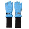 SnowStoppers Kid's Waterproof Long Cuff Winter Gloves (Sky Blue, Small) view 3