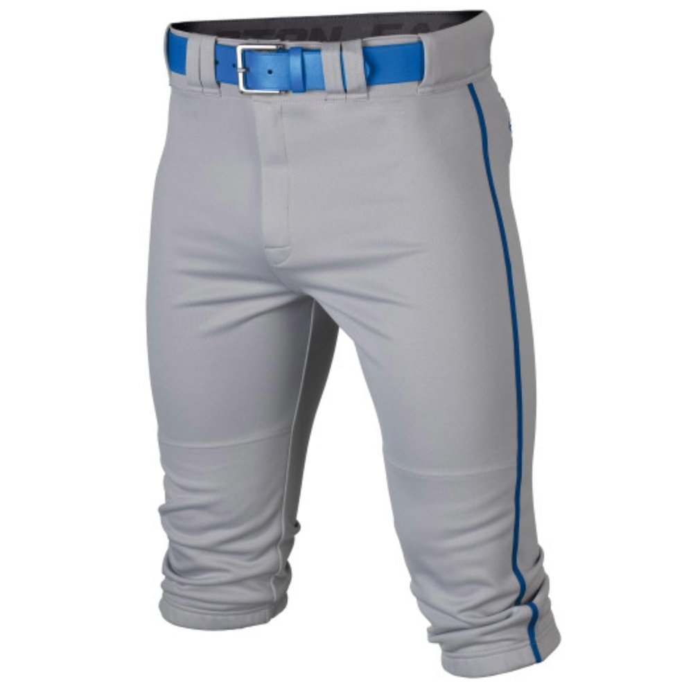 Easton | RIVAL+ Knicker Piped Baseball Pant | Grey/Royal | Youth | Small