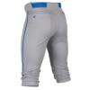 Easton | RIVAL+ Knicker Piped Baseball Pant | Grey/Royal | Youth | Small view 2