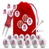 Clip Wipes Republican Golf Balls | Republican Golf Gifts & Accessories Package #7 (Raised-White) view 1