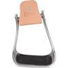 Cashel Aluminum Engraved Slanted Stirrup 2.5-inch Deep, Silver view 2