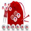 Clip Wipes Republican Golf Balls | Republican Golf Gifts & Accessories Package #4 (GOP-Red)