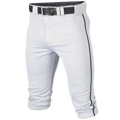 Easton | RIVAL+ Knicker Piped Baseball Pant | White/Black | Adult | Medium