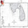 Paradise Cay Publications NGA Chart 63010: Cochin to Calimere Pt. with Sri Lanka [I, Approx. Size 21" x 31" (Small Format Waterproof)